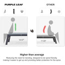 PURPLE LEAF Outdoor Aluminum Chaise Lounge Set of 3 with Wheels and Side Table for Outdoor Backyard Poolside