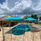 PURPLE LEAF Large Rectangular Porch Umbrella Outside Cantilever Patio Yard Umbrella