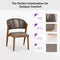 PURPLE LEAF 7 / 9 / 11 pcs Outdoor Dining Set Patio Dining Furniture for Lawn Backyard Deck Brown