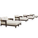 PURPLE LEAF Outdoor daybed Wider Chaise Lounge with Cushion and Pillow