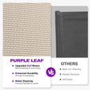 Clearance-PURPLE LEAF Patio Chaise Lounge Plastic Pool Outdoor Lounge Chair with Aluminum Frame Stackable Patio Tanning Chairs for Poolside Sunbathing Beach Deck Yard