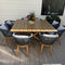 PURPLE LEAF Patio Dining Set for Garden Deck Wicker Table and Chairs Set