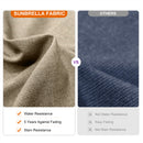 Sunbrella fabric vs. others: Water, fade, stain resistance benefits for patio umbrellas.