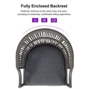 PURPLE LEAF Patio Bar Stools Set of 2 Outdoor Wicker Modern High Bar Chairs Metal Cushioned Barstools with Backs and Ergonomic Armrest