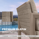 PURPLE LEAF Caesar Bar Stools Set of 2 Modern Aluminum Barstools with Stainless Removable Cushion for Kitchen Outside Island Backyard