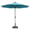 PURPLE LEAF Round Tiltable Patio Umbrella Poolside Porch Table Umbrella