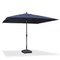 PURPLE LEAF Aluminum Outdoor Market Umbrella Patio Table Umbrella