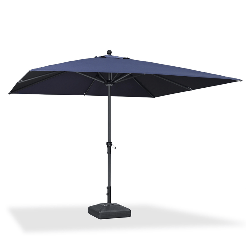 PURPLE LEAF Aluminum Outdoor Market Umbrella Patio Table Umbrella