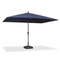 PURPLE LEAF Aluminum Outdoor Market Umbrella Patio Table Umbrella
