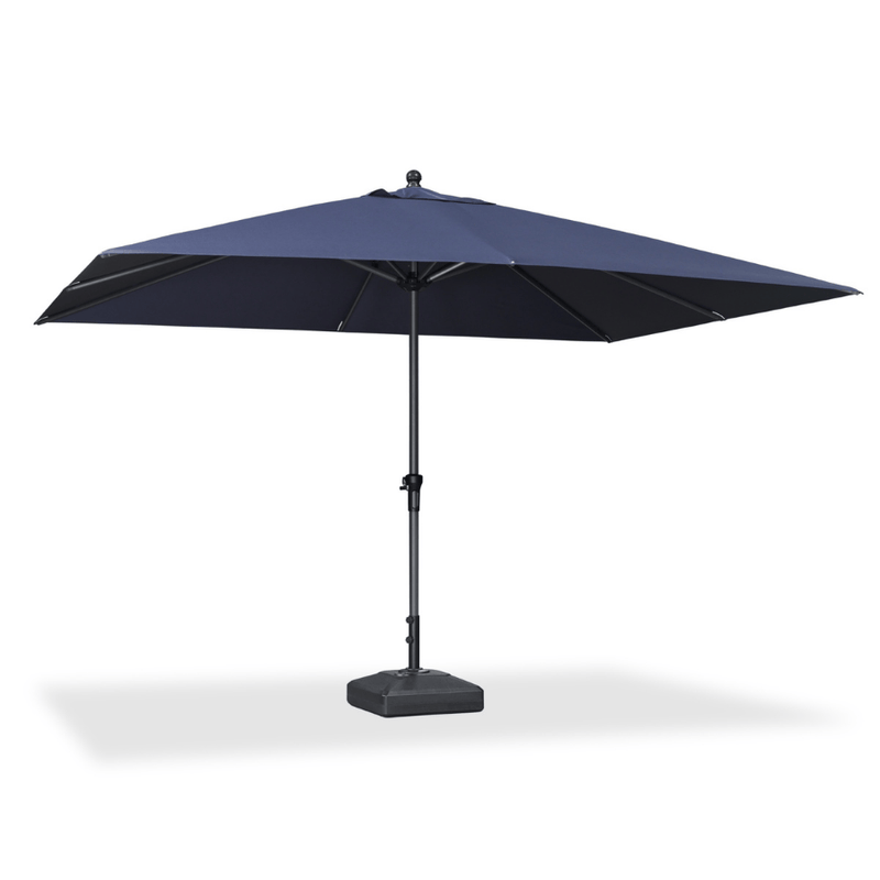 PURPLE LEAF Aluminum Outdoor Market Umbrella Patio Table Umbrella