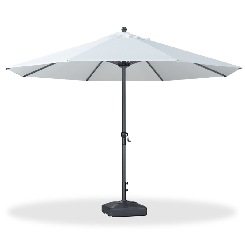 PURPLE LEAF Aluminum Outdoor Market Umbrella Patio Table Umbrella