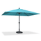 PURPLE LEAF Aluminum Outdoor Market Umbrella Patio Table Umbrella