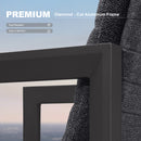 PURPLE LEAF Caesar Outdoor Dining Set Aluminum Luxury Patio Furniture Table and Chairs Set with Olifen Removable Thick Cushion and Pillow Patio Dining Sets for Garden Deck