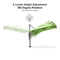 PURPLE LEAF Pool Umbrella Outdoor Cantilever Umbrella with In-ground Base