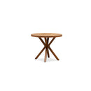 PURPLE LEAF Round & Rectangle Outdoor Dining Table HPL Aluminum Tabletop Modern Dining Table for Deck Kitchen