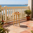 PURPLE LEAF Outdoor Bar Table Patio Dining Table Coffee Kitchen Breakfast Bistro Pub Bar Table for Patio Poolside