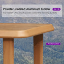 PURPLE LEAF Outdoor Bar Table Patio Dining Table Coffee Kitchen Breakfast Bistro Pub Bar Table for Patio Poolside