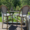 OPEN BOX I PURPLE LEAF French Counter Height Bar Height Stool Set of 2, Patio Bar Chairs with Back Rattan, French Bistro Set
