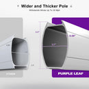 PURPLE LEAF Rectangle Outdoor Patio Umbrellas with Lights