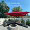 PURPLE LEAF Large Square Patio Cantilever Umbrella for Garden, Pool, Porch