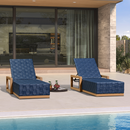 PURPLE LEAF Patio Lounge Chair Modern Outdoor Chaise Lounge with Adjustable Backrest Rattan Chaise Lounge Chairs for Pool Garden Backyard Beach