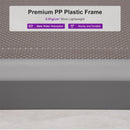 PURPLE LEAF Patio Chaise Lounge Chair Outdoor Plastic Textilene Sun Bathing Recliner Tanning Pool Lounger with 6 Adjustable Position for Outside Beach in-Pool Lawn Poolside