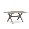 PURPLE LEAF Outdoor Dining Table Sleek Aluminum Frame Modern Outdoor Table for Deck Backyard Dining Gatherings