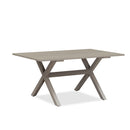PURPLE LEAF Outdoor Dining Table Sleek Aluminum Frame Modern Outdoor Table for Deck Backyard Dining Gatherings