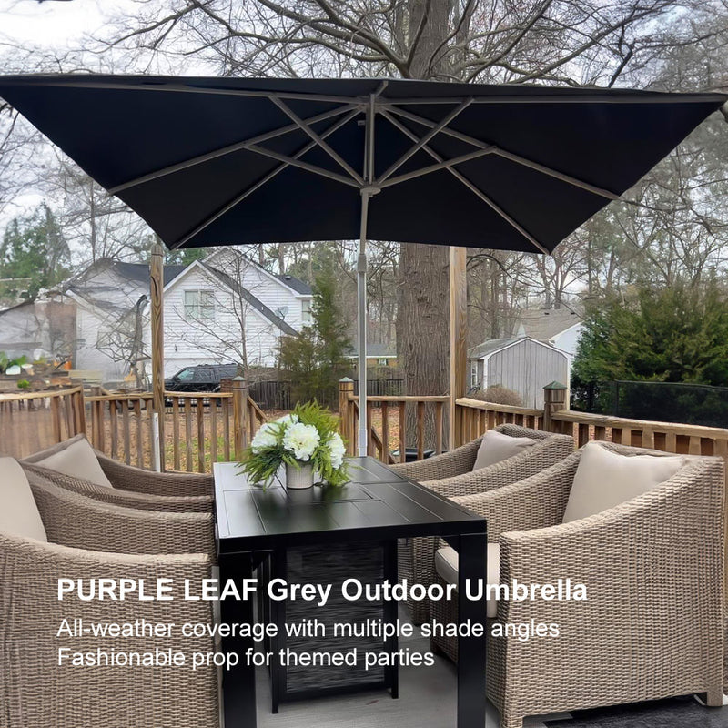 Clearance - PURPLE LEAF OPEN BOX White Outdoor Economical Patio Umbrellas