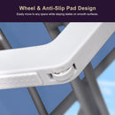 PURPLE LEAF Patio Chaise Lounge Chair Outside Aluminum Plastic Stackable Tanning Chairs for Pool Sunbathing Beach Deck Outdoor Lounger