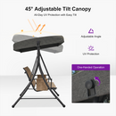 PURPLE LEAF Outdoor Swing Chair Patio Porch Swing - Barcelona Series