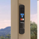 PURPLE LEAF Caesar Solar Louvered Pergola with LED Strip Lights and Control Panel Aluminum Outdoor Pergola with Adjustable Roof for Patio Deck Garden Yard Champagne