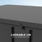 PURPLE LEAF Outdoor Deck Box Waterproof Lockable Storage Box Container with Lid Deck Organization for Patio Cushions Side Table Pool Accessories Garden Tools