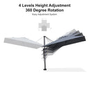 PURPLE LEAF Pool Umbrella Outdoor Cantilever Umbrella with In-ground Base