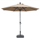 PURPLE LEAF Round Tiltable Patio Umbrella Poolside Porch Table Umbrella