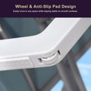 PURPLE LEAF Patio Chaise Lounge Chair Outside Aluminum Plastic Stackable Tanning Chairs for Pool Sunbathing Beach Deck Outdoor Lounger