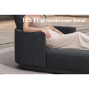 PURPLE LEAF Outdoor Chaise Lounge with 11'' Plush Cushion