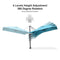 PURPLE LEAF Pool Umbrella Outdoor Cantilever Umbrella with In-ground Base
