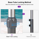 PURPLE LEAF Open Box Market Umbrella Table Umbrella Base ZY04BS-ATSN