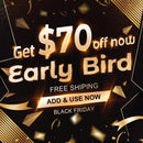 PURPLE LEAF 10 / 11 / 12 ft Round Outdoor Umbrellas with Lights