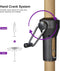 PURPLE LEAF Patio Market Umbrella Aluminum Outdoor Table Umbrella with Wood Color