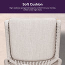 PURPLE LEAF Bar Stools Set of 4 Outdoor Aluminum Barstools with Back Modern Wicker Rattan Boho Garden Pool Patio Bar Chairs