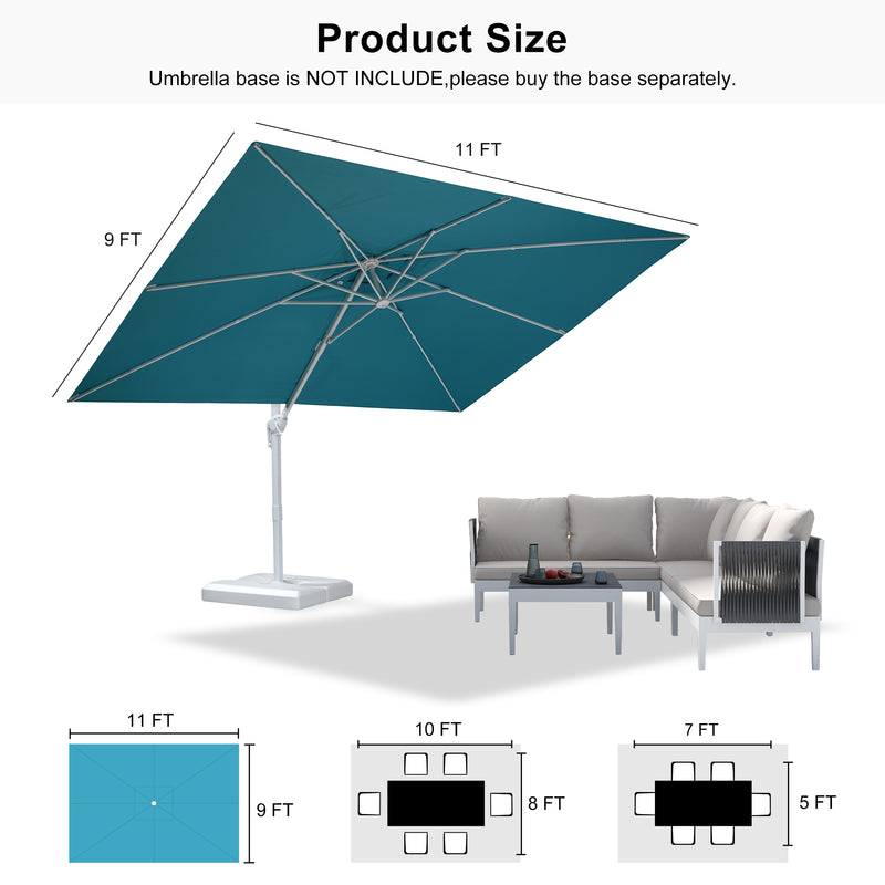 PURPLE LEAF White Outdoor Patio Umbrella Economical Large Patio Umbrellas