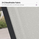 Clearance-PURPLE LEAF Patio Chaise Lounge Plastic Pool Outdoor Lounge Chair with Aluminum Frame Stackable Patio Tanning Chairs for Poolside Sunbathing Beach Deck Yard