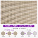Clearance-PURPLE LEAF Patio Chaise Lounge Plastic Pool Outdoor Lounge Chair with Aluminum Frame Stackable Patio Tanning Chairs for Poolside Sunbathing Beach Deck Yard