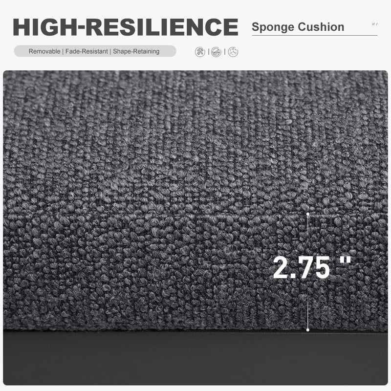 PURPLE LEAF Caesar Outdoor Dining Set Aluminum Luxury Patio Furniture Table and Chairs Set with Olifen Removable Thick Cushion and Pillow Patio Dining Sets for Garden Deck