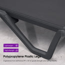 PURPLE LEAF Outdoor Chaise Lounge Patio Chair 5 Positions Adjustable Aluminum Frame with Textilene Seat Lightweight and Durable Pool Chaise Lounge for Patio Poolside Beach Yard