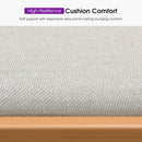 PURPLE LEAF Outdoor Chaise Lounge with Wraparound Armrests and Cushion Aluminum Reclining Tanning Pool Lounge Chairs for Patio Poolside Backyard