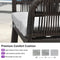 OPEN BOX I PURPLE LEAF Patio Chairs, 2 Set Outdoor Bar Stools Modern Counter Height Bar, Cushions Included