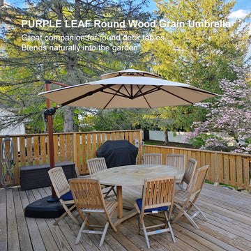 13 patio umbrella Wood-Grain Aluminum (10-13 ft) sigmakappalululemon1 【Expansive 10 x 13 Restoring a 1949 Schwinn Protection Size:Medium